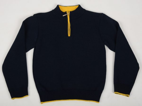 SWEATER CON CIERRE EN CUELLO